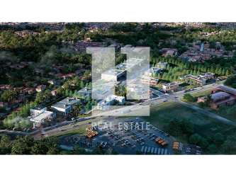 Aerial view showing surrounding development possible on David Commercial Park land Panama