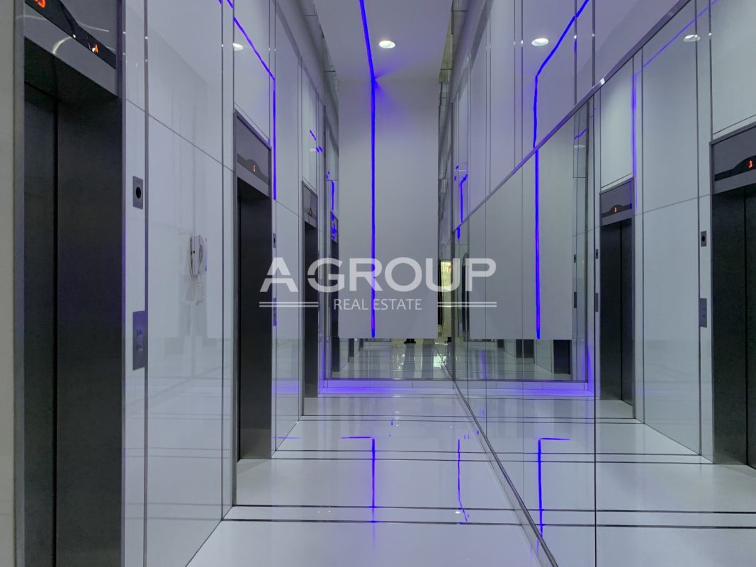 Modern gym with fitness equipment panoramic city view Yacht Club Tower Panama