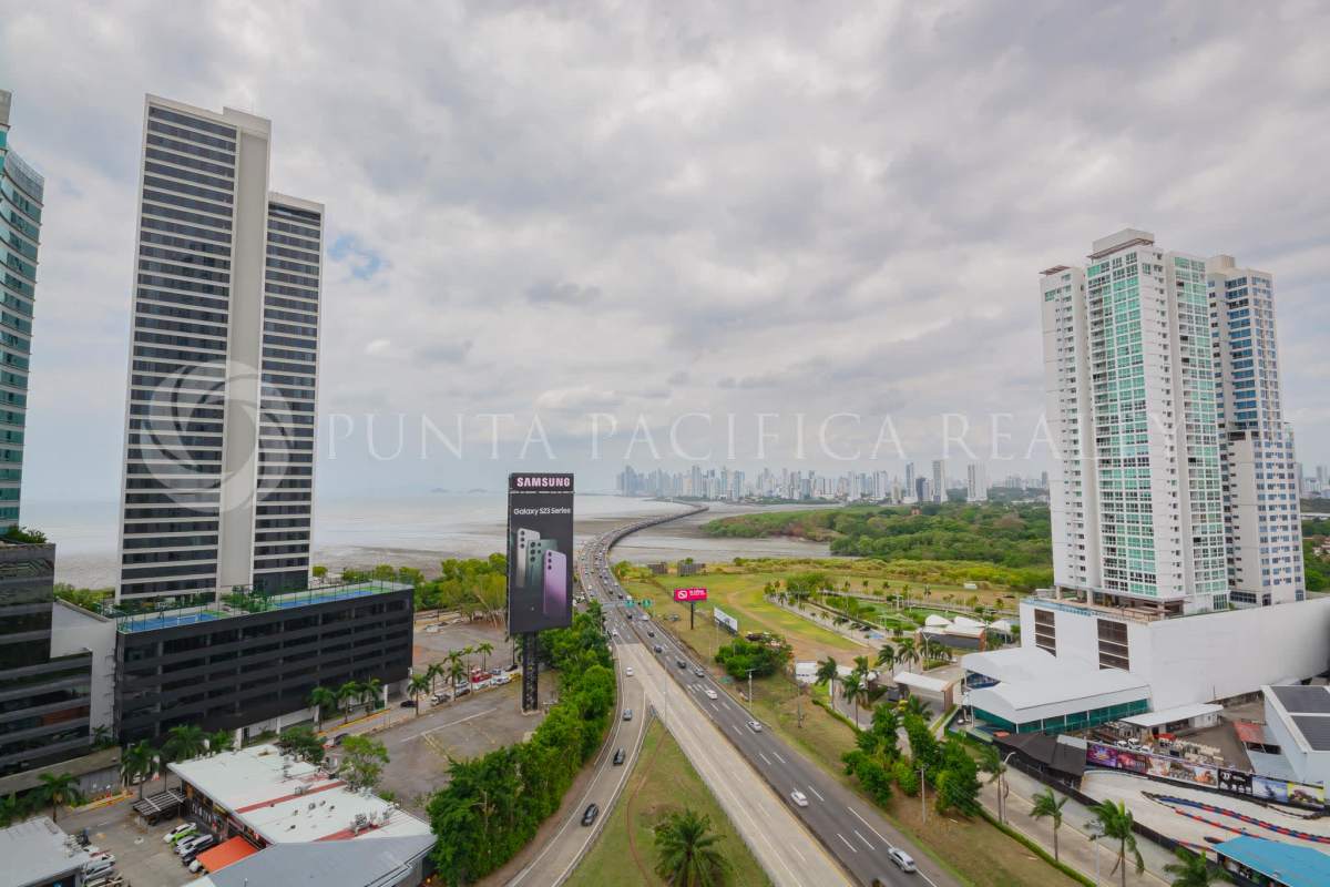 Aerial view luxury towers PH The Regent Costa del Este Panama City