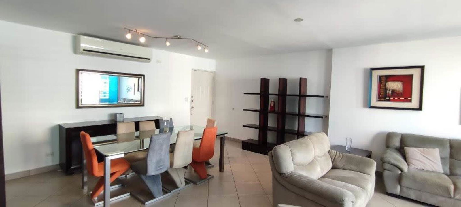 Open-concept living dining space with balcony access PH Palma de Mallorca San Francisco Panama