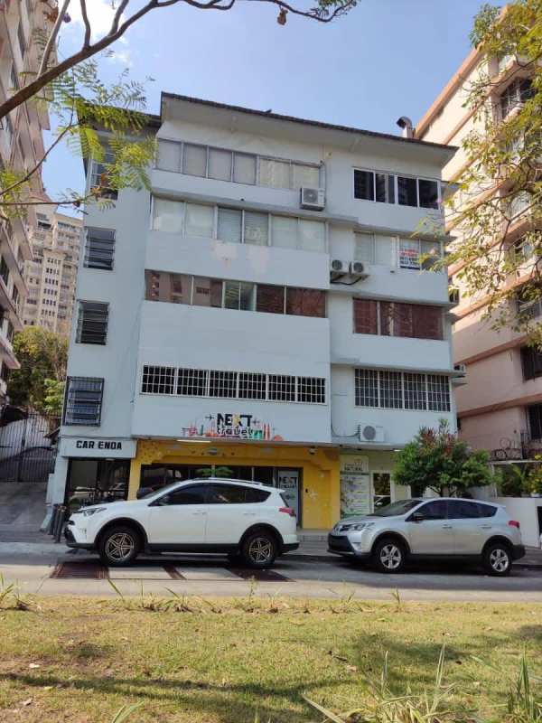 Floor plan showing bedrooms, offices, bathrooms, kitchen, balconies via Argentina mixed-use Panama City