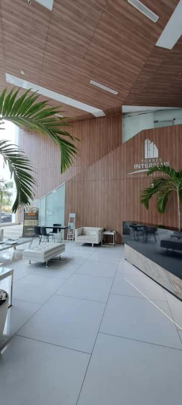 Raw office space with floor-to-ceiling windows panoramic city and sea views Balboa Office Center Panama