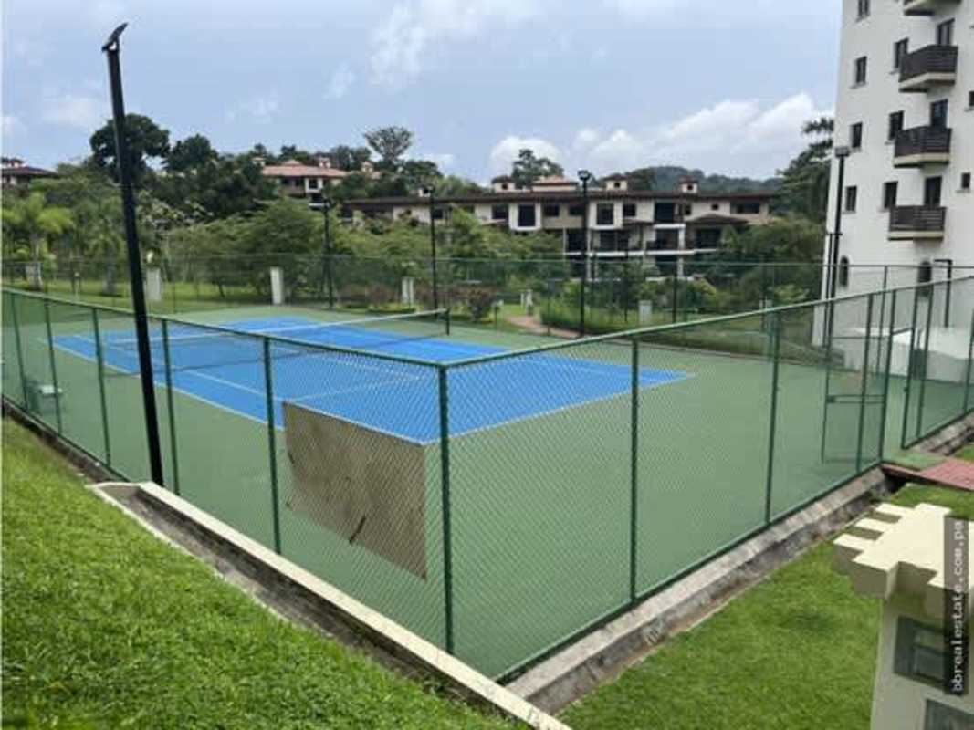 Stylish pool deck with shading umbrellas embassy village clayton panama