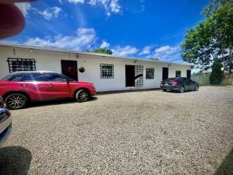 Unfurnished bedroom with porcelain tile floor and secure window grille La Feria David Chiriquí