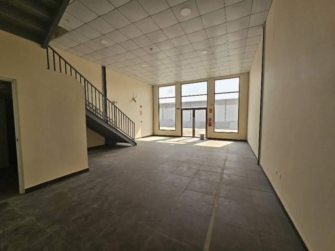 Retail commercial storefront on main road with signage space Panama