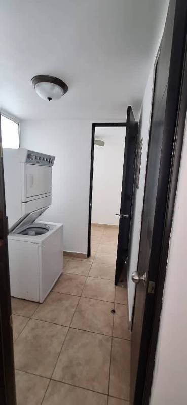 Bedroom with large window, closet, AC unit PH El Cangrejo Panama City Panama