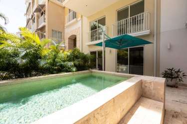 Large terrace with private pool and ocean views in Punta Arena Buenaventura Panama