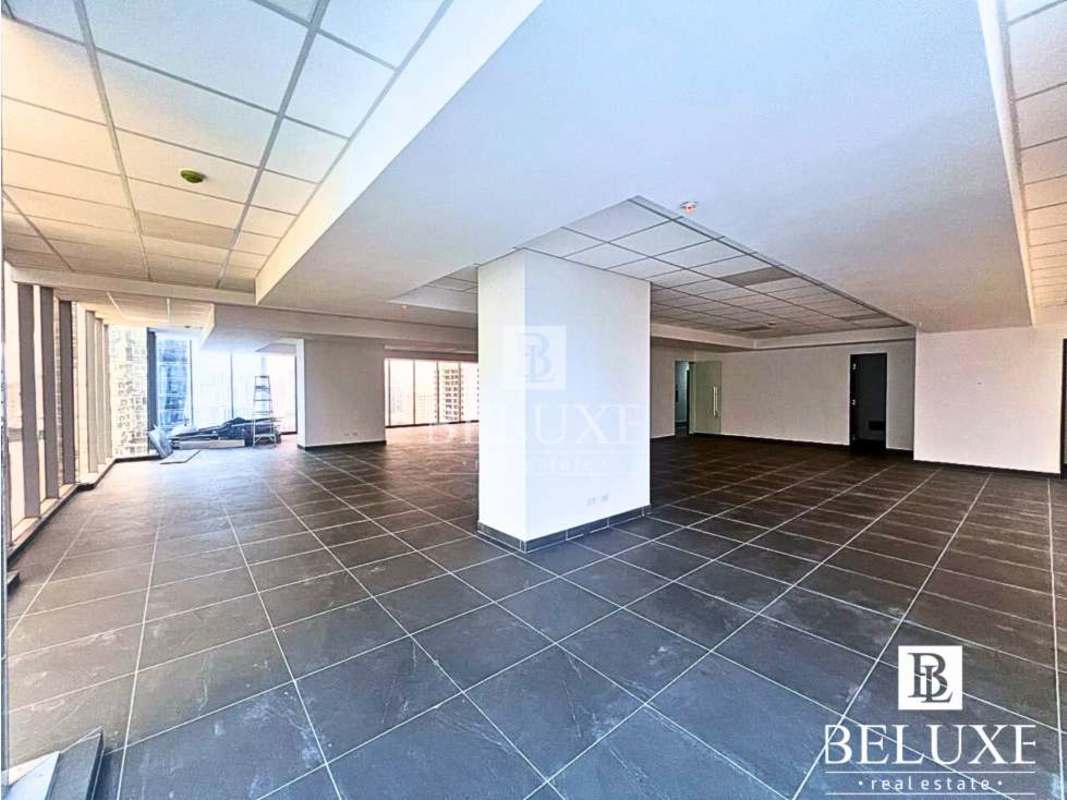 Panoramic window views from corporate office at PH SFC Tower Obarrio Panama City