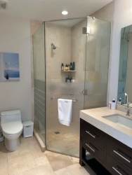 Spacious outdoor terrace with dining and lounge set ocean views Puntarena Buenaventura Panama