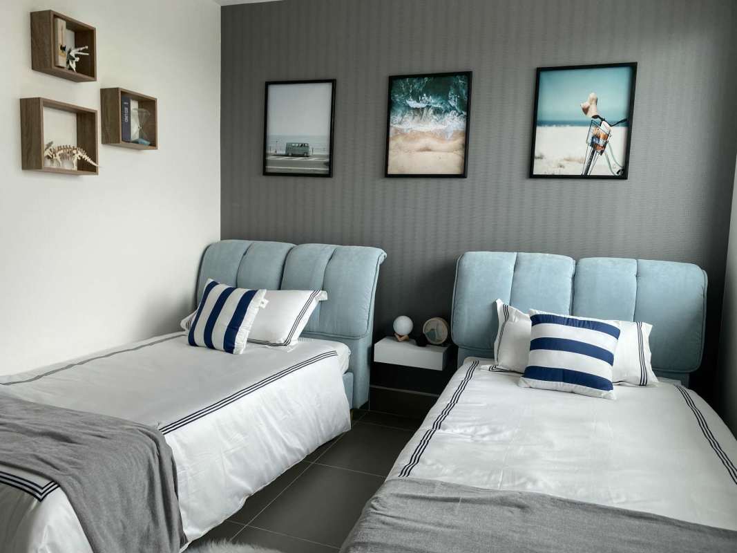 Stylish open-plan dining and living room modern decor PH Altamira Bella Vista Panama