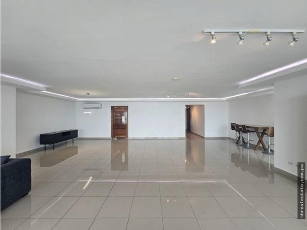 Modern bathroom with glass-enclosed shower and premium tile at The Regent Panama City