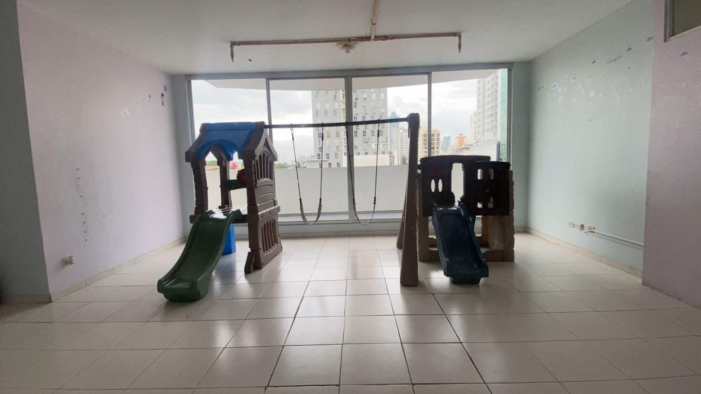 Compact laundry space with washer dryer hookup, utility sink, natural light PH Montemar Panama