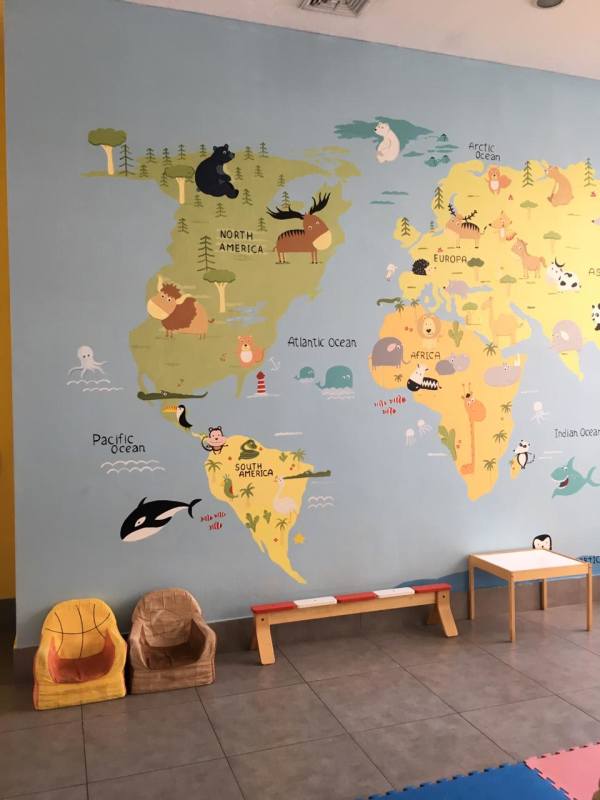 Bedroom furnished with ocean skyline views at PH White Tower Panama