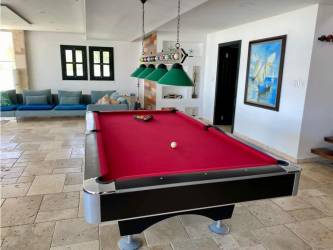 Bright indoor space with hammock and ocean view San Marino Portobelo Panama