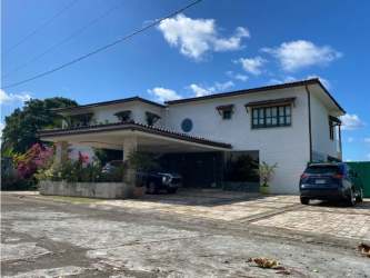 Modern two-story beachfront house with balconies in San Marino Oceanfront Portobelo Panama
