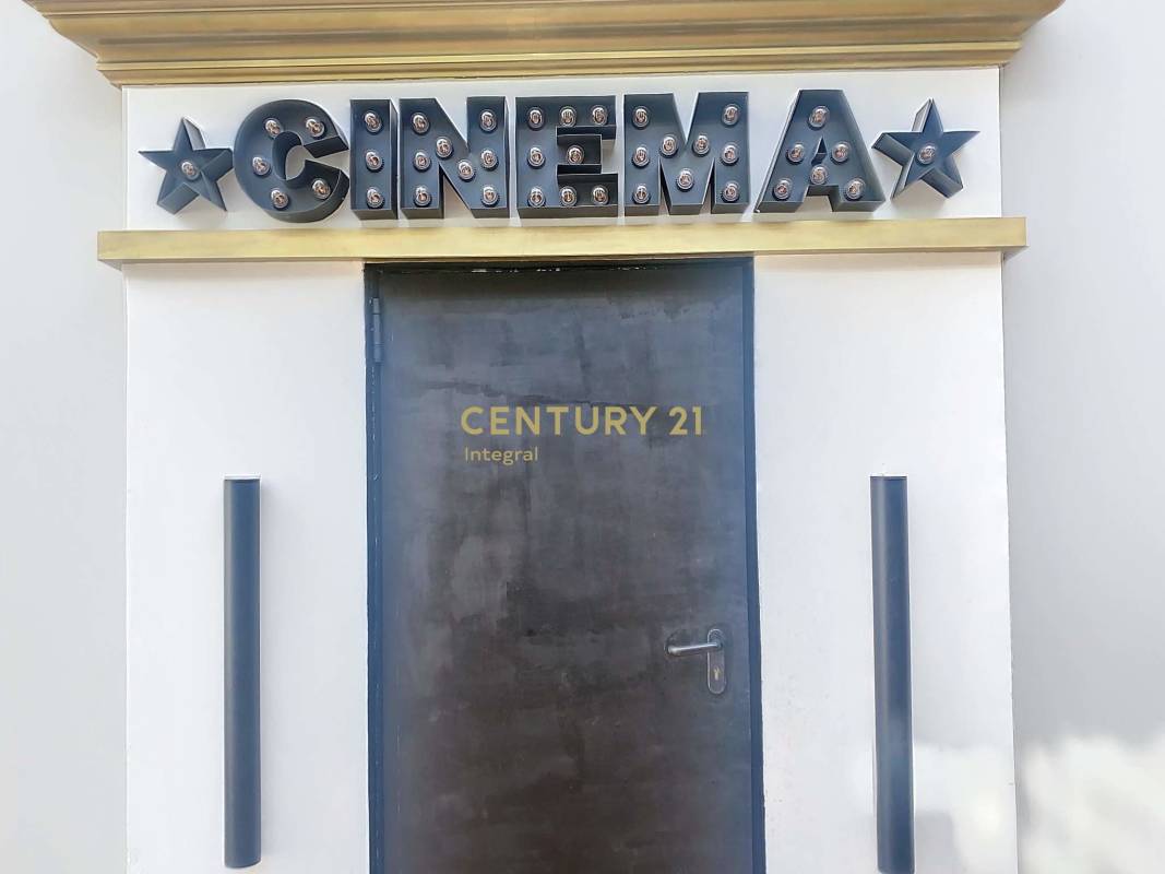 Cinema entrance home theater PH Costa del Este Country Club Panama City