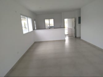 Swimming pool with sun loungers and pergola in The Village Beach Residence San Carlos Panama