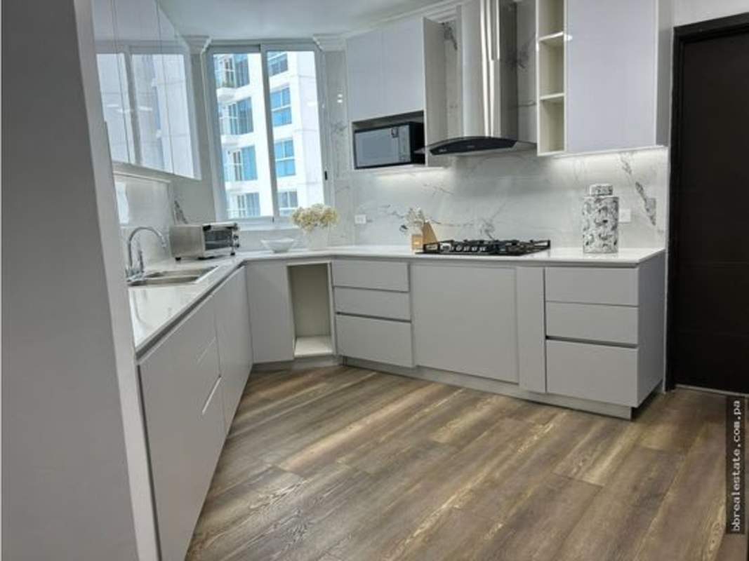 Large master bedroom with panoramic ocean views at PH Costa del Este Country Club Panama