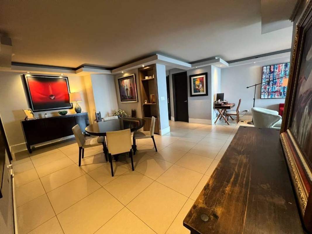 Spacious open dining area workspace PH Titanium Tower Costa del Este Panama