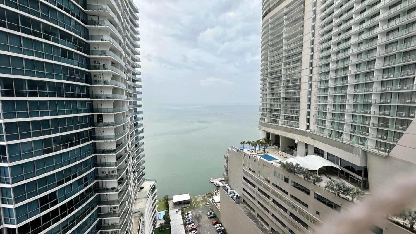 Third bedroom with built-in closet in Punta Pacifica PH Pacific Village