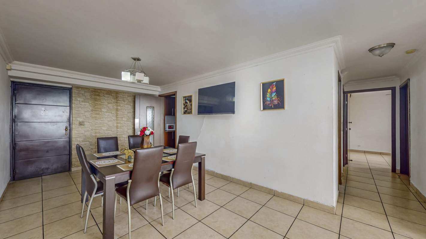 Bedroom with large window and built-in closet in PH Victoria Hills apartment for sale