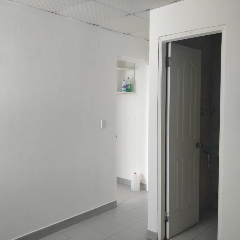 Bright living room with ceramic tile floors in PH Montana Parque Lefevre Panama for rent