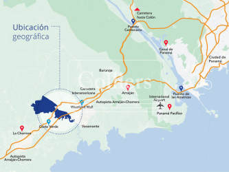 Expansive industrial plot adjacent to Pan-American Highway ideal for warehouses or factories in Panama