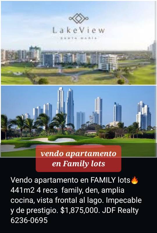 Exclusive 4BR Lakeview Condo Santa María Golf Panama