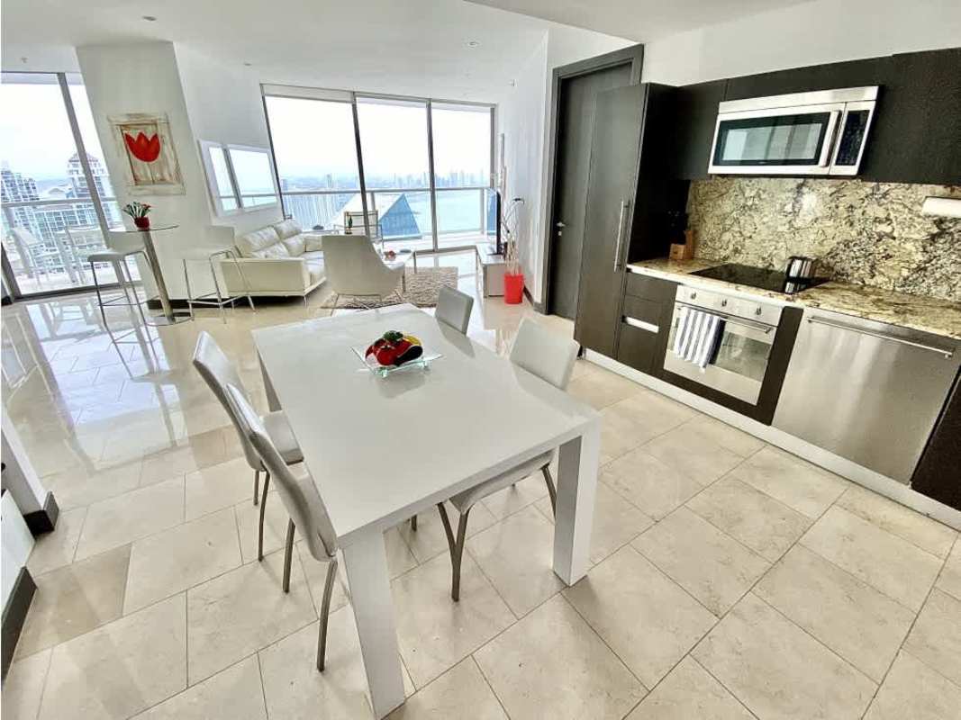 Elegant master bedroom with ocean view, ensuite JW Marriott Punta Pacifica