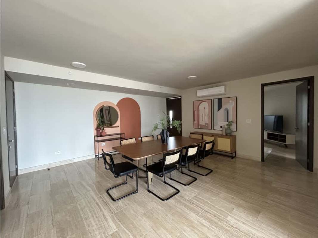 Bright secondary bedroom with large windows and sea view The Regent Costa del Este Panama