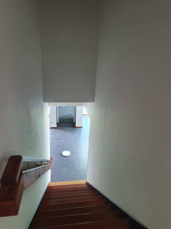 Spacious terrace covered patio overlooking private swimming pool in Cardenas Clayton Panama