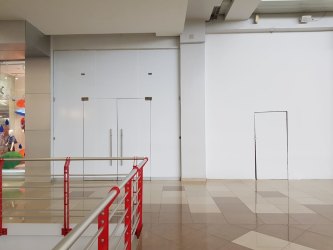 Interior view unfinished boutique commercial space in Westland Mall Panama