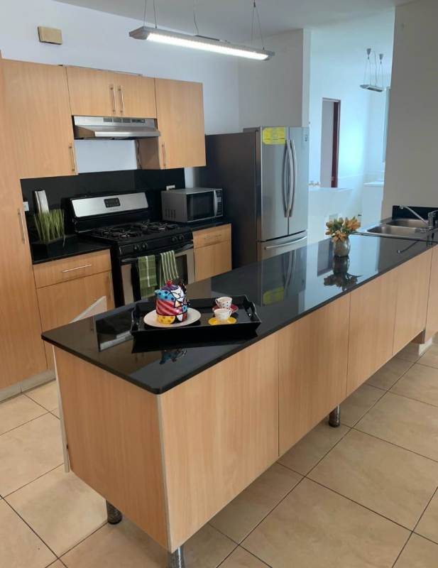 Entrance hallway area in PH Park City luxury condo El Cangrejo Panama