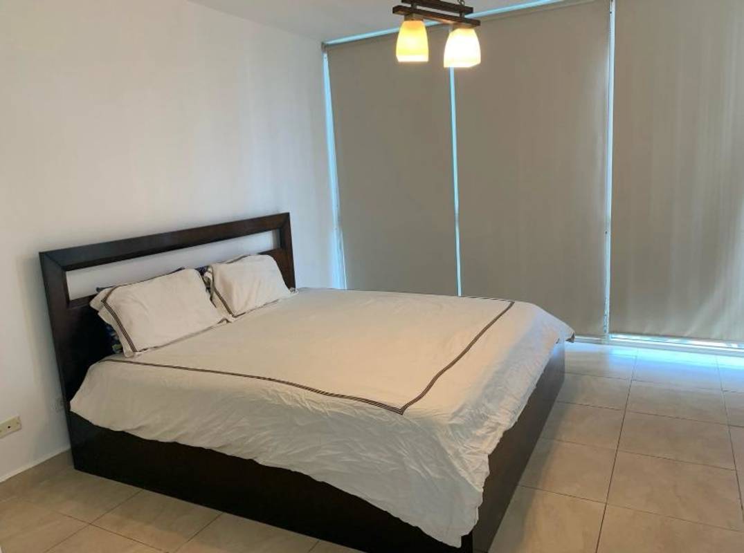 Modern kitchen with kitchen island, stainless appliances PH Park City El Cangrejo Panama