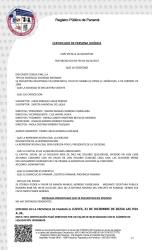 Arial survey map outlining boundaries of Los Díaz ranch land estate for sale Panama