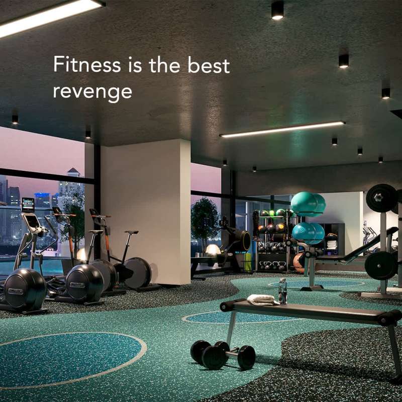 Rooftop lounge with panoramic city views at PH Beliving San Francisco investment residential tower