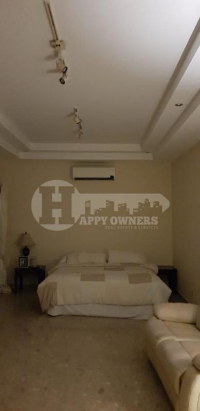 Master bedroom luxury mansion Panama marble floors recessed lighting balcony access split AC