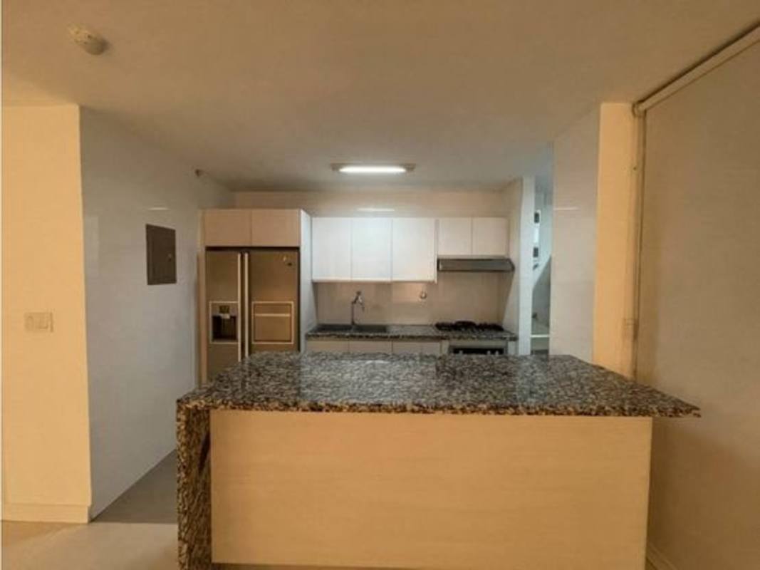 Bedroom with ensuite bath, closet space, window to Panama City skyline, PH Grey by UNNO San Francisco
