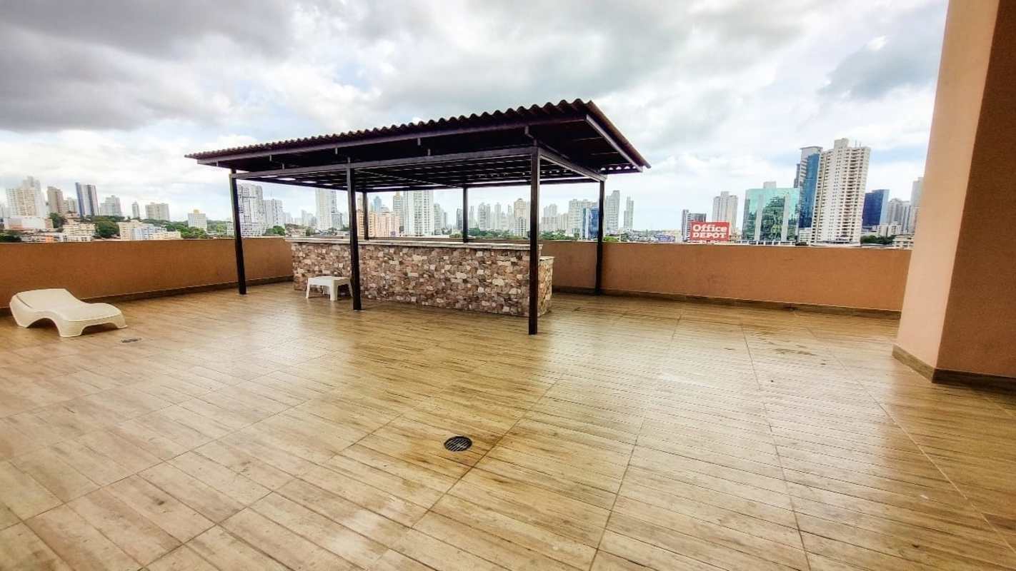 Modern kitchen with appliances cabinets in 3BR apartment PH Vía España Panama City