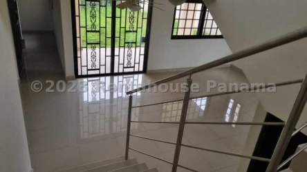 Terrace and patio space behind house with outdoor area at Sunset Hills Costa Verde Panama