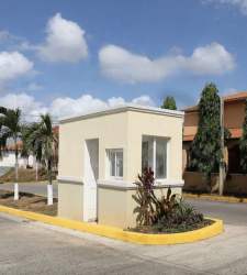 Kids playground colorful slides swings at Mystic City community in La Chorrera Panama