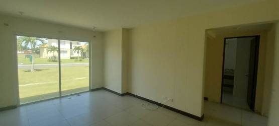 Bathroom with walk-in shower, tile finishes and natural light Costa Blanca Panama villa