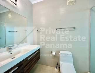 Contemporary kitchen with granite countertops and appliances Santa Clara Residences Panama