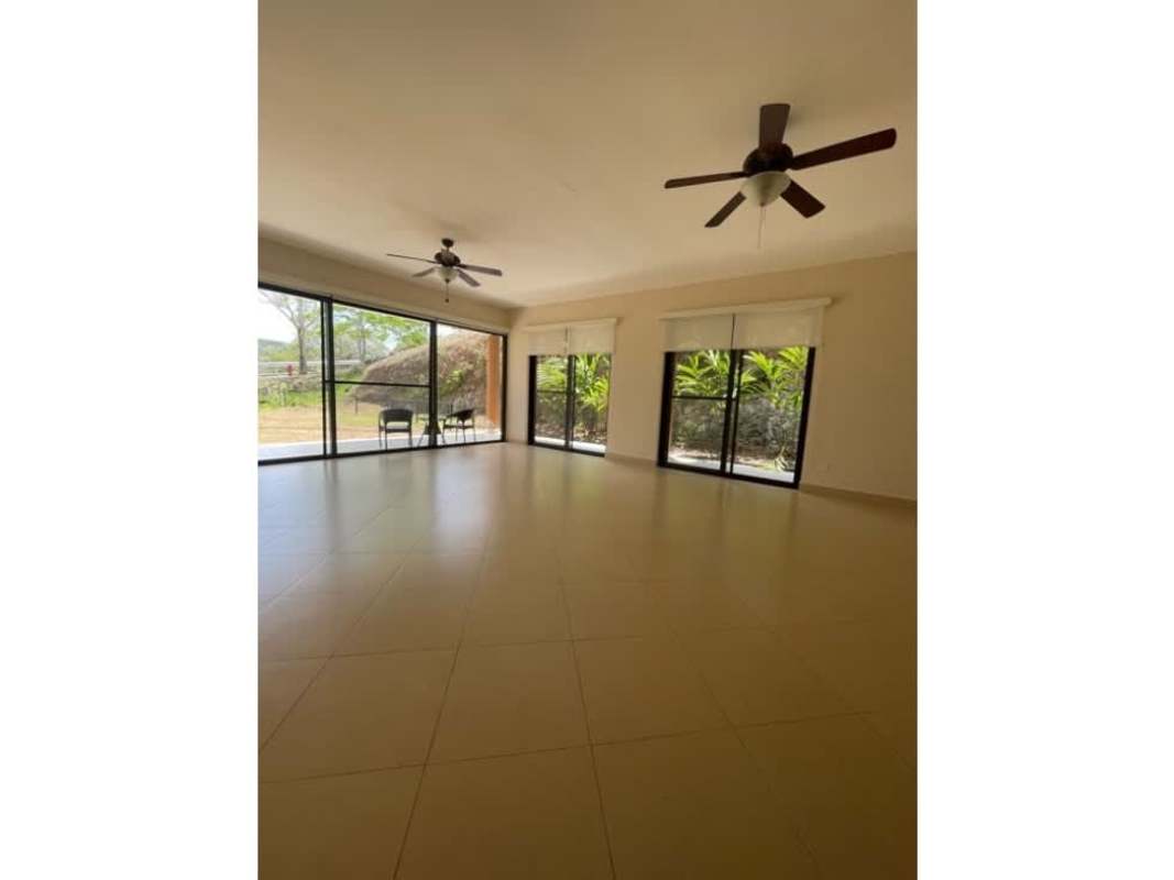 Modern bathroom with glass shower, tub and double sink PH Embassy Club Clayton Panama