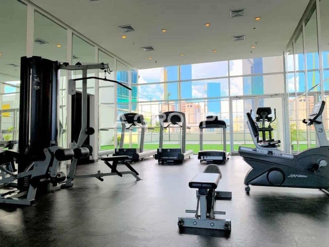 Bright children's playroom with colorful murals and furniture Waters on the Bay Panama