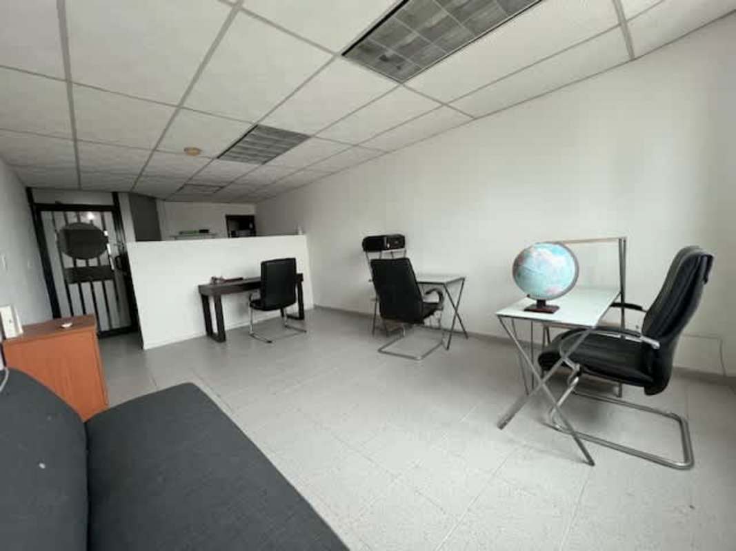 Panoramic downtown view from office window PH International Business Center El Cangrejo Panama City