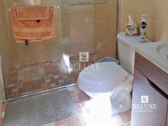 Backyard pool with Jacuzzi and lush garden in Costa Blanca Royal Decameron villa Panama