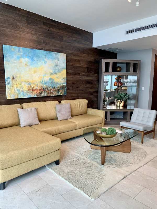 Large loft style bedroom with walk-in closet sea view PH Grand Tower Panama City rental