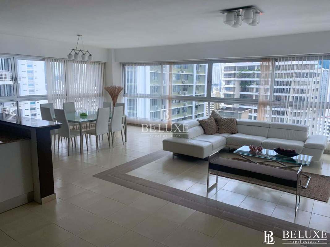 Fully equipped kitchen with granite countertops and modern appliances PH GrandBay Panama City