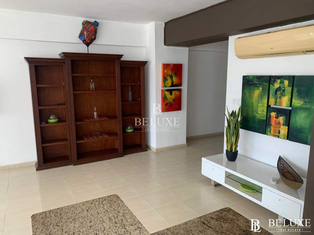 Large bedroom with view window walk-in closet furnished PH GrandBay Panama